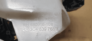 Klamka prawy tył tylna prawa mocowanie VW Passat B6 LC9X 3C0837886J 7