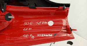 PEUGEOT 508 I sedan lampa tylna lewa lewy tył LED 2010-2018 9686293780A 6
