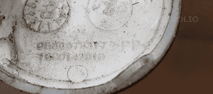 Zaślepka haka holowniczego zderzaka przód Citroen C3 I 9680073377 5