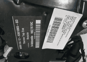 Webasto bmw 5 g30 g31 6 g32 7 g11 g12 benzyna 2