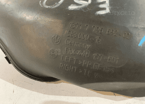 BMW 5 E60 / E61 Przewód powietrza 7796692 - 0110 4