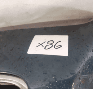 Zderzak przód przedni do volvo V50 halogeny szary grafitowy 4