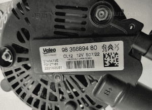 Alternator peugeot 208 ii 1.2 thp 9835689480 7940 km 2019-2021 7