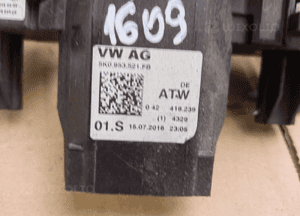 Przełacznik zepolony manetki vw seat audi skoda 5K0953502L 3