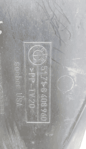 Osłona wnęki koła lewa prawa Bmw X5 E53 8408960 3