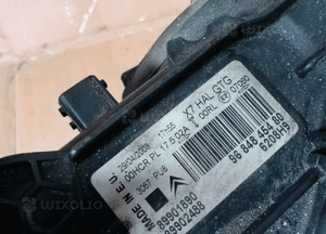 Lampa lewy przód przednia lewa Citroen C5 III UK 9684845480 3