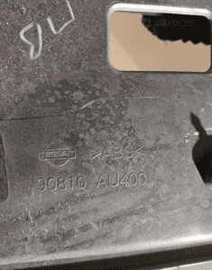 Listwa blenda klapy tył nissan primera P12 kombi srebrna oryginał wysyłka! 5