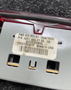 MERCEDES r 251 światło STOP w klapę led 2