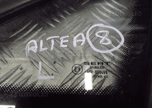 Seat altea szyba karoseryjna lewa 43R-000469 2