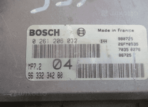 Sterownik silnika peugeot 206 1.6 8V 0261206032 2