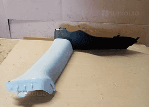 Osłona poszycie słupka lewy tył Audi A3 8P 8P4867287 4