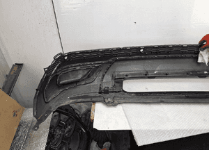 Zderzak spojler dyfuzor audi Q7 4M 4M0 po lifcie lift s-line chrom 2020-24 5