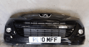 Zderzak przód przedni peugeot 207 lift fl exld exl czarny halogeny 1