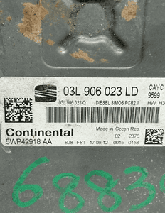 KOMPUTER SILNIKA VW SKODA SEAT AUDI 03L906023LD FV 2