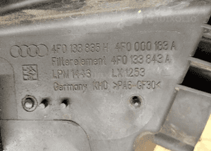 Obudowa filtra powietrza Audi A6 C6 2.0 TDI 4F0133835H 5