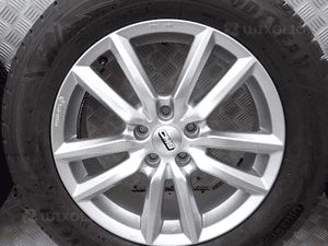 KOŁA FELGI ALUMINIOWE GRANDLAND 7JX17 ET 46 5X108 Z OPONAMI ZIMA 215/65/17 KOMPLET 6