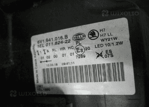 SKODA FABIA LED SOCZEWKA LAMPA PRZEDNIA PRAWA 7