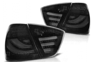 Lampy diodowe do bmw E90 sedan od 2005 do 2008 roku led bar black 2
