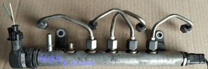 Peugeot 407 2.2 HDI listwa wtryskowa czujnik paliwa 9656917280 9654748880 1
