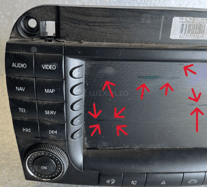 Radio nawigacja command s W220 A2208274142 org 2