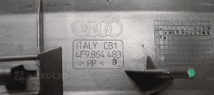 Osłona nakładka progu bagażnika Audi A6 C6 Kombi 4F9864483B 7