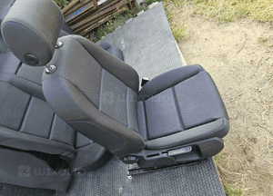 Fotele Fotel Kanapa Skladana Welur Czarny Soul Podlokietnik Audi A4 B6 Sedan Kombi Komplet 18
