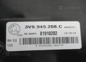 Lampa tył tylna prawa skoda superb iii 3 lift kombi 3V9 2019- 19