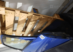 Drzwi przód przednie prawe fiat sedici suzuki SX4 niebieskie 4