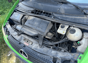 Przód kompletny maska błotniki pas chłodnice mercedes vito 2.2CDI 150km 2