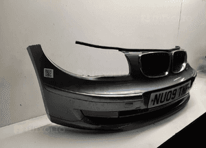 Zderzak przód przedni bmw E87 seria 1 lift fl spacegrau A52 szary halogeny 5