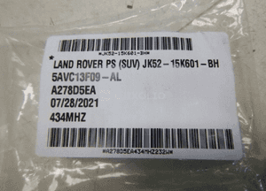 LAND RANGE ROVER KLUCZYK PILOT JK52-15K601-BH EUROPA 8