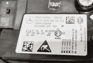 Reflektor prawy lewy full led mercedes W205 lift multibeam europa 5