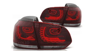 Lampy Tylne DIODOWE VW GOLF 6 VI 08-12 RED WHITE 3
