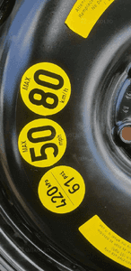 Koło zapasowe dojazdówka zapas T165/90D19 R16 Mercedes GL X166 W166 A1644000102 14