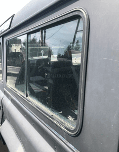 Nadstawka lewa z szybą land rover defender 110 2