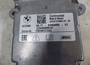 Bmw G20 G30 G01 moduł sensor poduszek airbag 5A656B9 3