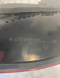 Lampa tył tylna lewa mercedes c-klasa W203 sport coupe lift 9