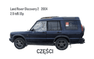 Land rover Discovery II 2 2.5 td5 Maska Zderzak Lampa Błotnik halogen atrapa grill listwa zawiasy chlodnica wentylator 3