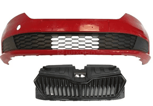 Skoda fabia iii 3 lift zderzak przód przedni grill atrapa chłodnicy 1