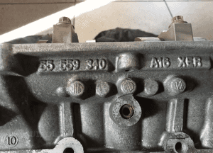 głowica astra h zafira b 1.6 16v a16xer 55559340 6
