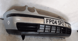 Zderzak przód przedni do volkswagen vw polo 9N LA7W srebrny 4