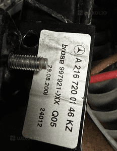 mercedes cl 216 lewa  szyba zamek podnośnik listwa 18
