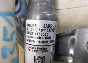 Jaguar xj X351 airbag kurtyna powietrzna komplet lewa prawa oryginał 6