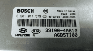 Kia Sorento I 2.5 CRDI komputer sterownik silnika 39100 4A810 0281011579 2