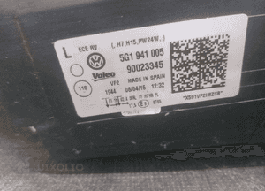 Lampa przód lewa vw golf vii 7 5G1941005 5