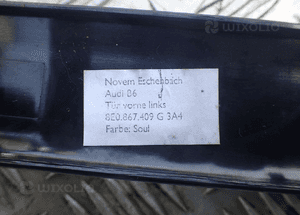 A4 B6 B7 01-07 listwa dekor lewy przod 8E0867409G radom 3