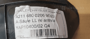 Osłona nakładka listwa progu słupka prawy przód Mercedes W211 A2116800206 6