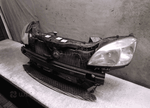 Pas przedni kia rio ii 2 benzyna belka wzmocnienie czołowe okular chłodnica wody wentylator obudowa zamek komplet 3