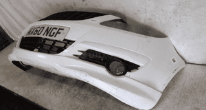 Zderzak przód przedni opel corsa d  biały Y474 halogeny dokładka irmscher tuning !! 3