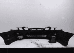Zderzak przód przedni do hyundai coupe 1 i lift fl srebrny halogeny 5